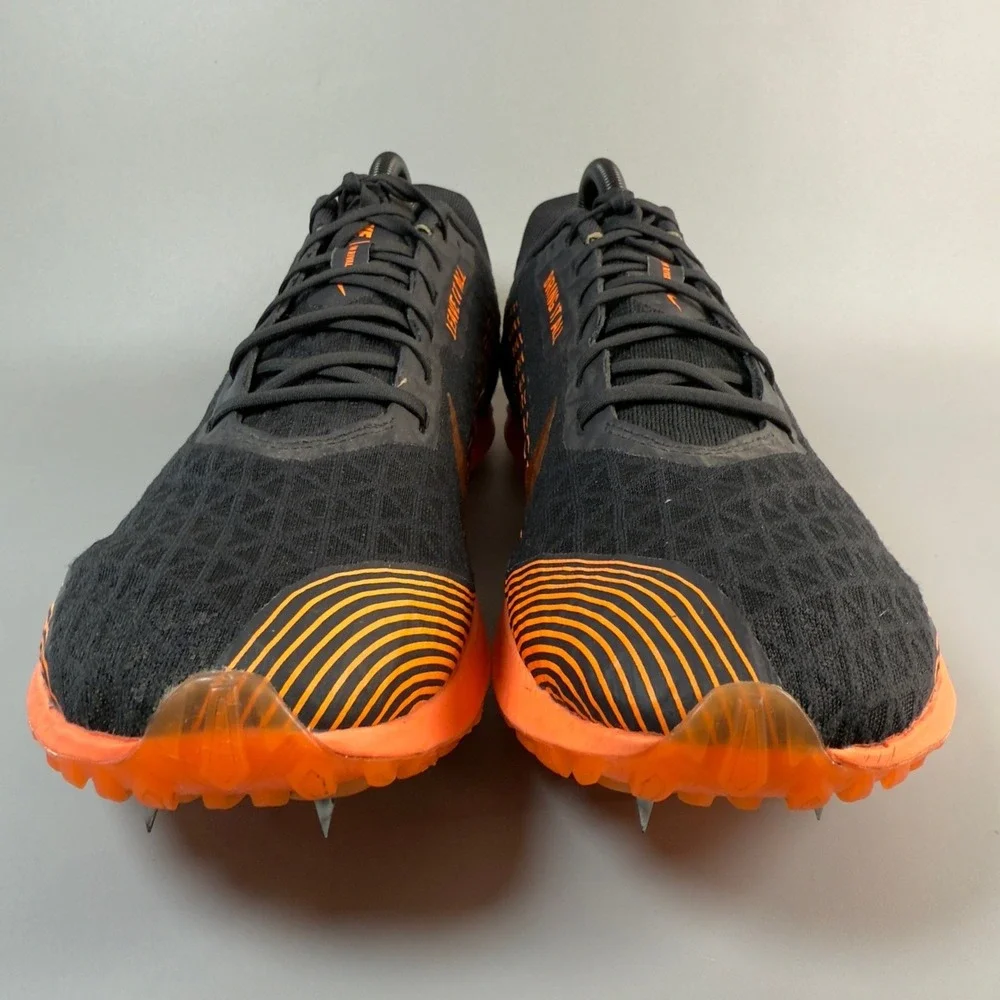 Nike Zoom Rival XC Mens 10 Cross Country Spike Running Trainer Black Orange Shoe